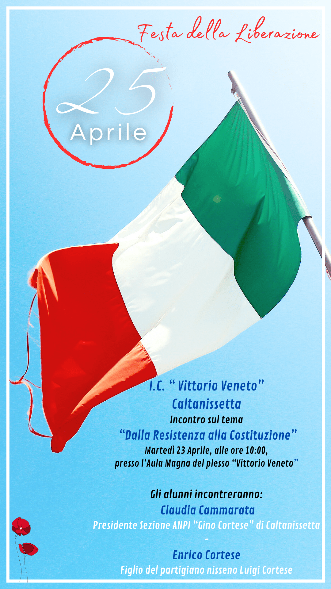 Per il 25 Aprile, incontro sul tema “dalla Resistenza alla Costituzione”